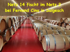 Ausflug Netz 14 ins Netz 02, Besichtigung Weinkellerei Fernand Cina